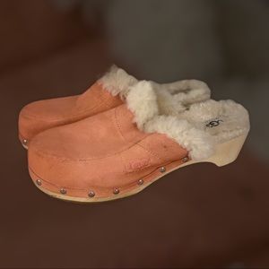 COPY - UGG Australia Women's UGG Kalie Coral Genuine Sheep Skin-Lined Clogs - C…